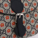 GUCCI GG Supreme Children's Waist bag PVC Sherry Line Navy 835822 Auth 206329M-14