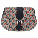 GUCCI GG Supreme Children's Waist bag PVC Sherry Line Navy 835822 Auth 206329M-2