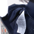 GUCCI GG Supreme Children's Waist bag PVC Sherry Line Navy 835822 Auth 206329M-21