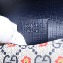 GUCCI GG Supreme Children's Waist bag PVC Sherry Line Navy 835822 Auth 206329M-22