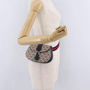 GUCCI GG Supreme Children's Waist bag PVC Sherry Line Navy 835822 Auth 206329M-23