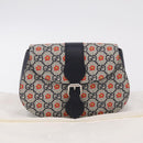 GUCCI GG Supreme Children's Waist bag PVC Sherry Line Navy 835822 Auth 206329M-24
