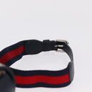 GUCCI GG Supreme Children's Waist bag PVC Sherry Line Navy 835822 Auth 206329M-8