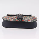 GUCCI GG Supreme Children's Waist bag PVC Sherry Line Navy 835822 Auth 206329M-9