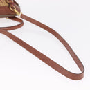 Salvatore Ferragamo Hand Bag Canvas 2way Beige Gold Auth 206332-9