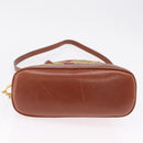 Salvatore Ferragamo Hand Bag Canvas 2way Beige Gold Auth 206332-6