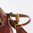 Salvatore Ferragamo Hand Bag Canvas 2way Beige Gold Auth 206332-24