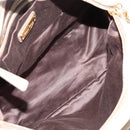 Miu Miu Hand Bag Vitellolux 2way Beige Gold Auth 206339A-11