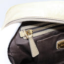 Miu Miu Hand Bag Vitellolux 2way Beige Gold Auth 206339A-24