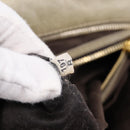 Miu Miu Hand Bag Vitellolux 2way Beige Gold Auth 206339A-12