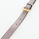 Miu Miu Shoulder Bag Leather Pink Gold Auth 206340M-14