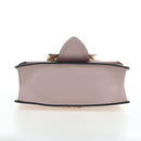 Miu Miu Shoulder Bag Leather Pink Gold Auth 206340M-5