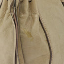 Miu Miu Hand Bag Leather Beige Gold Auth 206341A-7