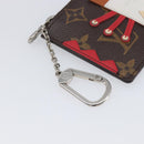 LOUIS VUITTON Monogram Pochette Cles Coin Purse Tribal Mask M60213 Auth 206347M-9