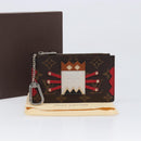 LOUIS VUITTON Monogram Pochette Cles Coin Purse Tribal Mask M60213 Auth 206347M-12