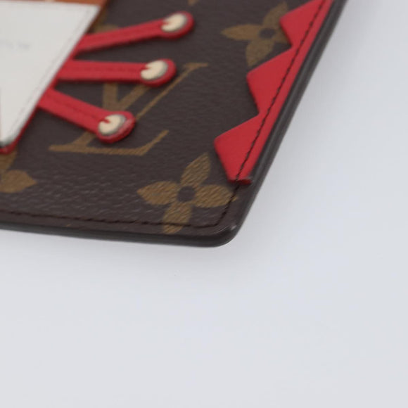 LOUIS VUITTON Monogram Pochette Cles Coin Purse Tribal Mask M60213 Auth 206347M