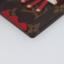 LOUIS VUITTON Monogram Pochette Cles Coin Purse Tribal Mask M60213 Auth 206347M-14