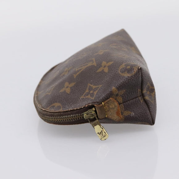LOUIS VUITTON Monogram Pochette Cosmetic PM Pouch M43998 LV Auth 206348