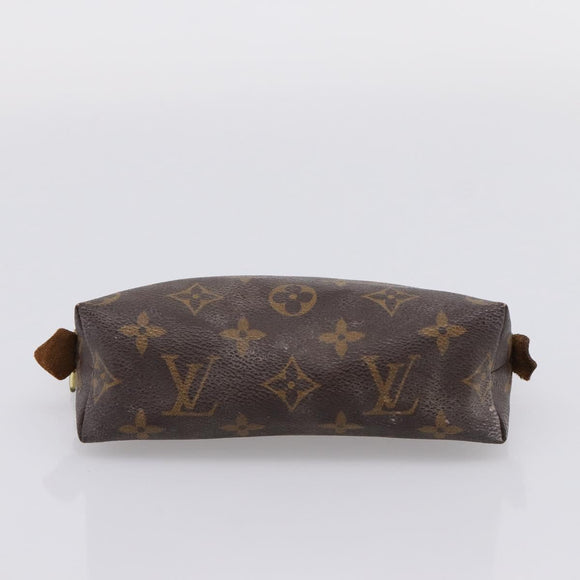 LOUIS VUITTON Monogram Pochette Cosmetic PM Pouch M43998 LV Auth 206348