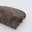 LOUIS VUITTON Monogram Pochette Cosmetic PM Pouch M43998 LV Auth 206348-7