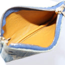LOUIS VUITTON Monogram Denim Pochette Cles Purse Blue M95343 LV Auth 206350A-15