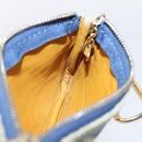 LOUIS VUITTON Monogram Denim Pochette Cles Purse Blue M95343 LV Auth 206350A-17
