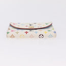 LOUIS VUITTON Monogram Multicolor Anvelop Cult De Vuitto White LV Auth 206351A-7