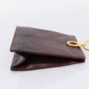 Salvatore Ferragamo Gancini Hand Bag Leather Bordeaux Gold Auth 206353A-4