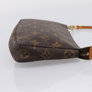 LOUIS VUITTON Monogram Pochette Accessoires Pouch M51980 LV Auth 206354A-4