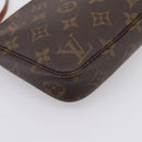 LOUIS VUITTON Monogram Pochette Accessoires Pouch M51980 LV Auth 206355-16