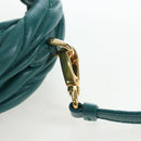 Miu Miu Matelasse Wonder Mini Shoulder Pouch Leather 2way Green Auth 206358SAM-19