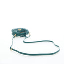 Miu Miu Matelasse Wonder Mini Shoulder Pouch Leather 2way Green Auth 206358SAM-8