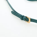 Miu Miu Matelasse Wonder Mini Shoulder Pouch Leather 2way Green Auth 206358SAM-9