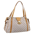 LOUIS VUITTON Damier Azur Stresa GM Tote Bag M51186 LV Auth 206362A-1