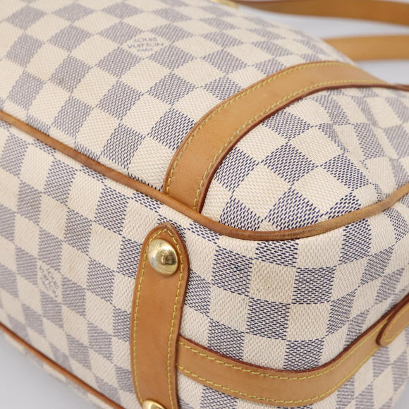 LOUIS VUITTON Damier Azur Stresa GM Tote Bag M51186 LV Auth 206362A