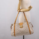 LOUIS VUITTON Damier Azur Stresa GM Tote Bag M51186 LV Auth 206362A-23