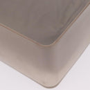 CHANEL Tote Bag Rubber Gray CC Auth 206363-12