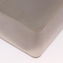 CHANEL Tote Bag Rubber Gray CC Auth 206363-13