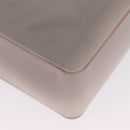 CHANEL Tote Bag Rubber Gray CC Auth 206363-14