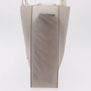 CHANEL Tote Bag Rubber Gray CC Auth 206363-5