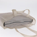 CHANEL Tote Bag Rubber Gray CC Auth 206363-7