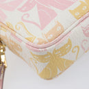Miu Miu Shoulder Bag Leather Pink Gold Auth 206365M-17