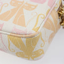 Miu Miu Shoulder Bag Leather Pink Gold Auth 206365M-18