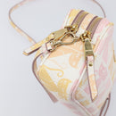 Miu Miu Shoulder Bag Leather Pink Gold Auth 206365M-9