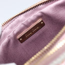 Miu Miu Shoulder Bag Leather Pink Gold Auth 206365M-22