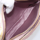 Miu Miu Shoulder Bag Leather Pink Gold Auth 206365M-10