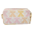 Miu Miu Shoulder Bag Leather Pink Gold Auth 206365M-2