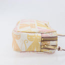 Miu Miu Shoulder Bag Leather Pink Gold Auth 206365M-3