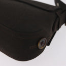 Salvatore Ferragamo Gancini Shoulder Bag Canvas Khaki Auth 206366V-13