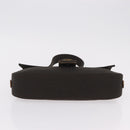 Salvatore Ferragamo Gancini Shoulder Bag Canvas Khaki Auth 206366V-9